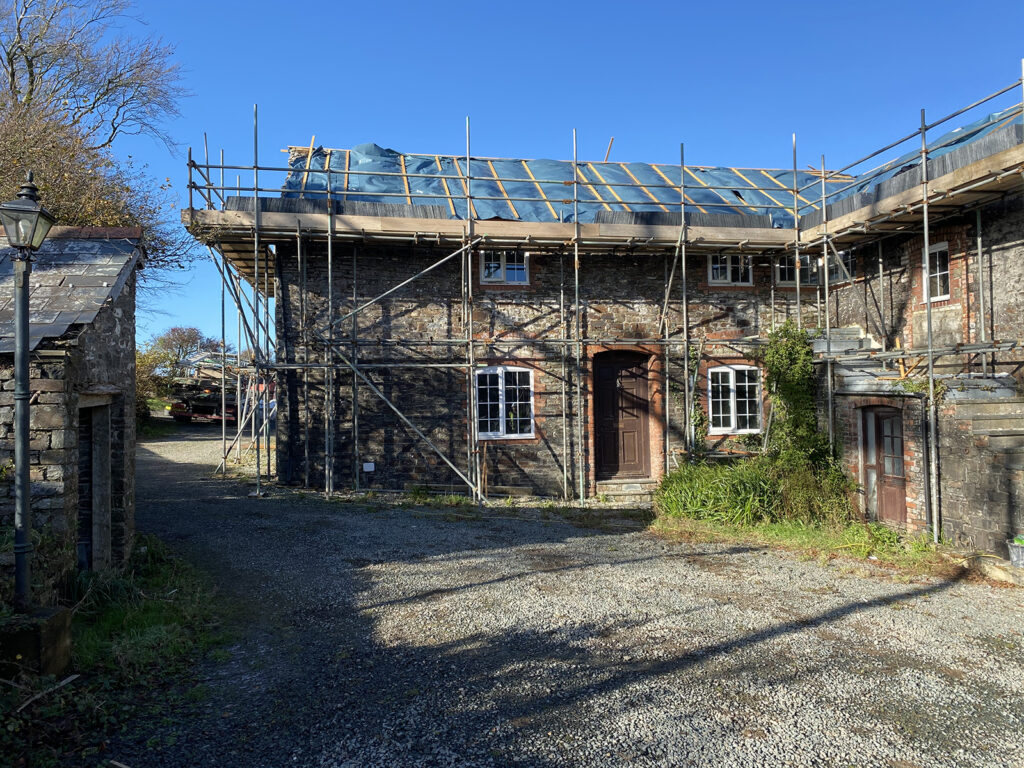 North Devon barn conversion project 