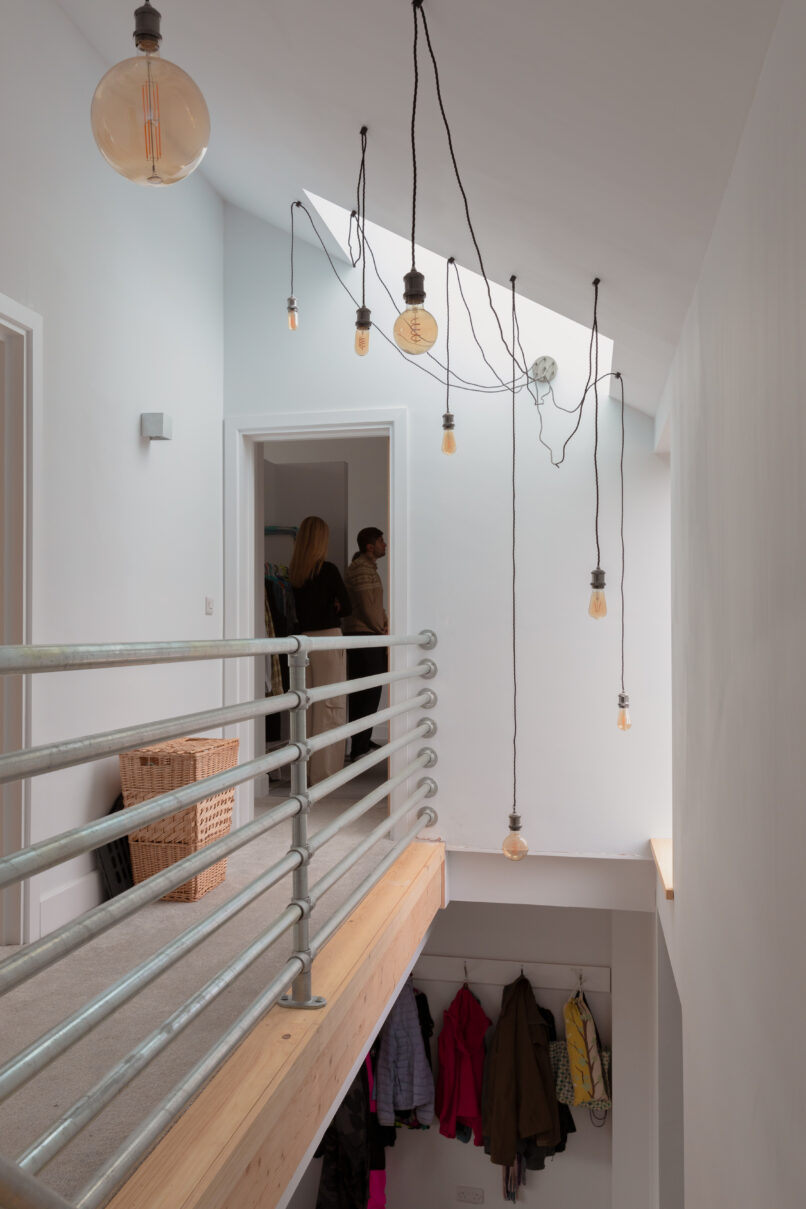 Double-height volume at the entrance